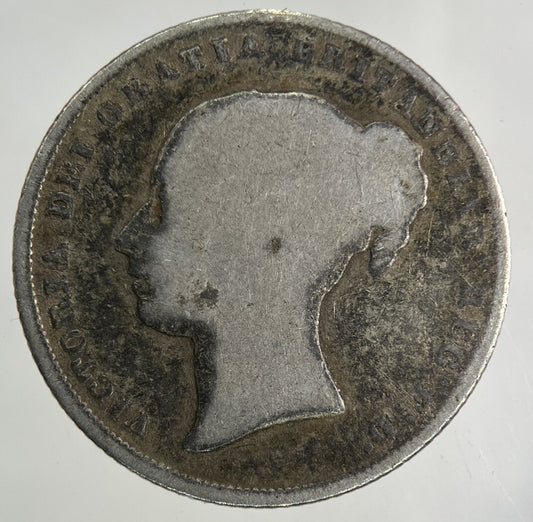 1856 Victoria One Shilling Silver Coin | Fair Grade