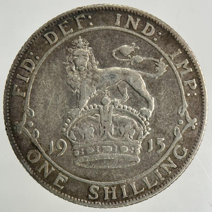 1915 George V Shilling Silver Coin | Very High Grade
