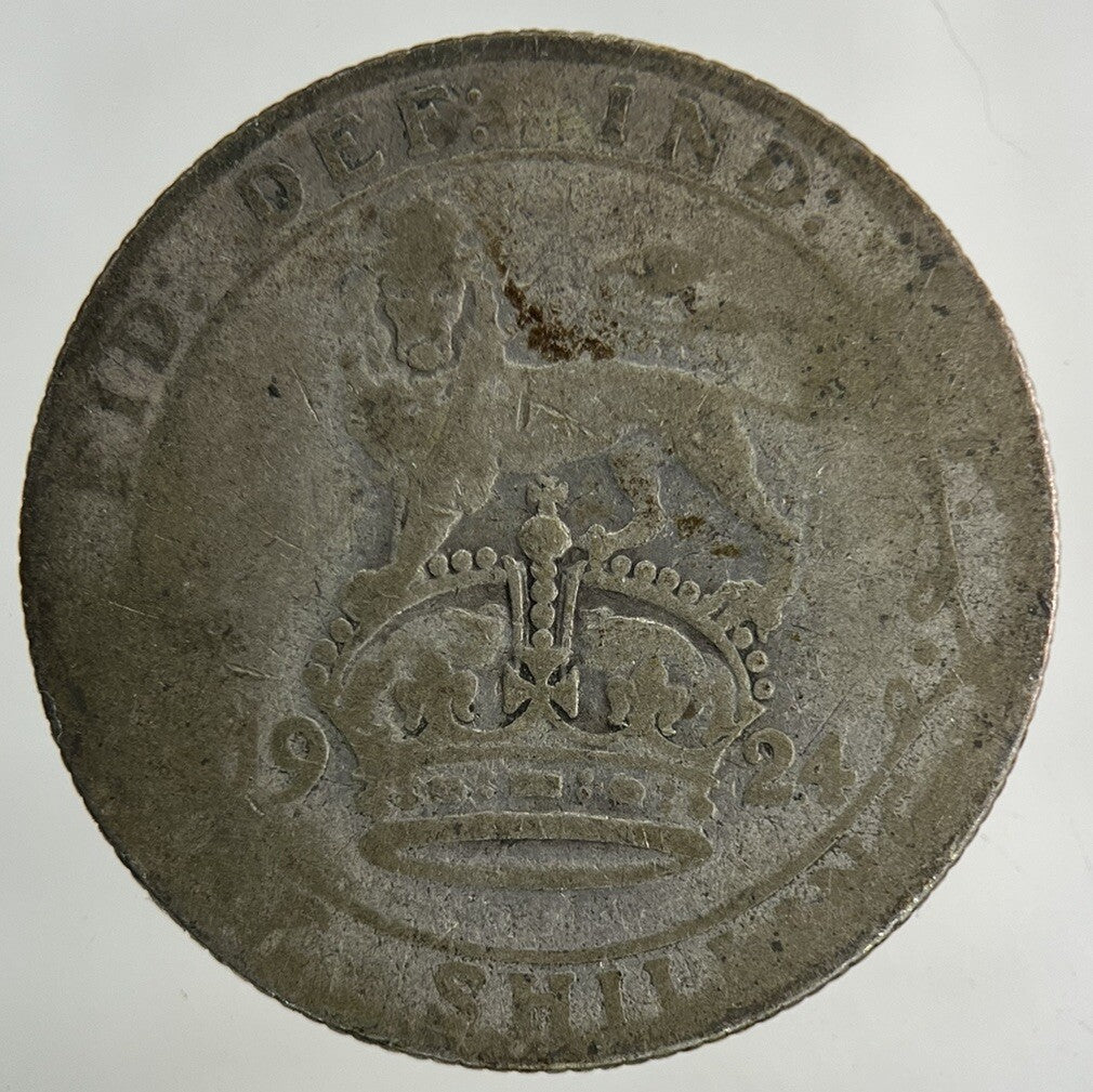 1924 George V Shilling Silver Coin | Collectable Grade