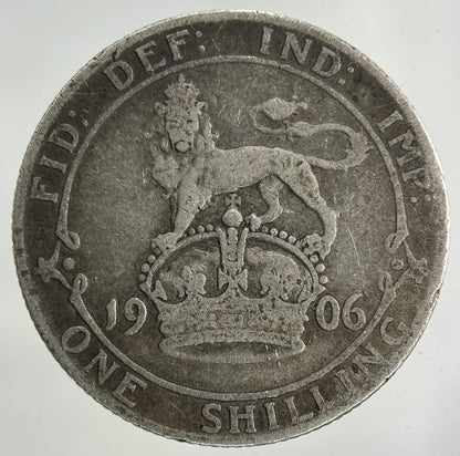1906 Edward VII Shilling Silver Coin | Fine Collectable Grade