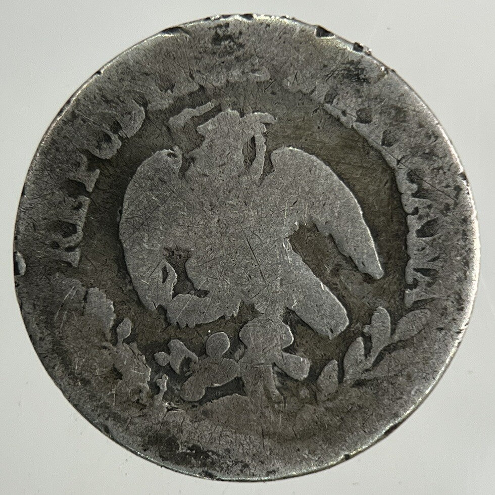1826 Mexico Half 1/2 Real Silver Coin | Collectable Grade