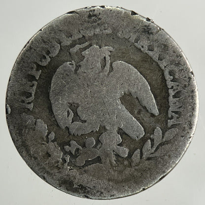 1826 Mexico Half 1/2 Real Silver Coin | Collectable Grade