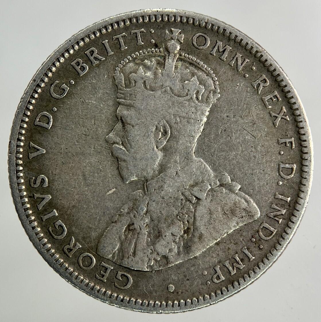 1916-M Australia One Shilling Silver Coin | Fine Collectable Grade