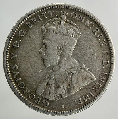 1916-M Australia One Shilling Silver Coin | Fine Collectable Grade