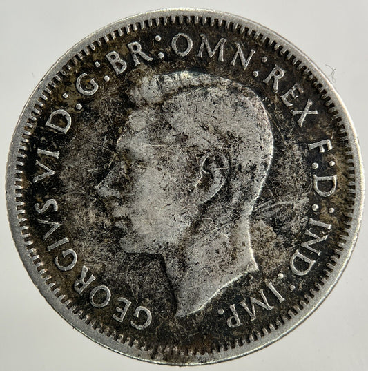 1943-S Australia One Shilling Silver Coin | Fine Collectable Grade