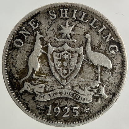 1925 Australia One Shilling Silver Coin | Collectable Grade