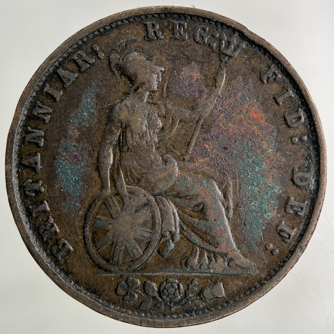 1853 Victoria Half-Penny Coin | Fine Collectable Grade