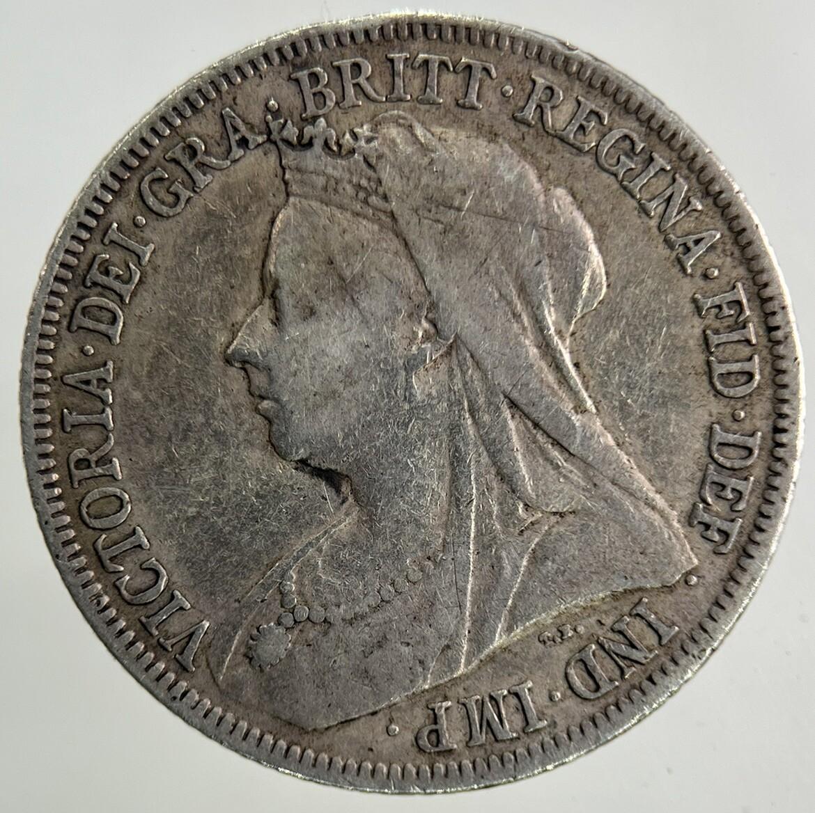 1901 Victoria Shilling Silver Coin | Very High Grade