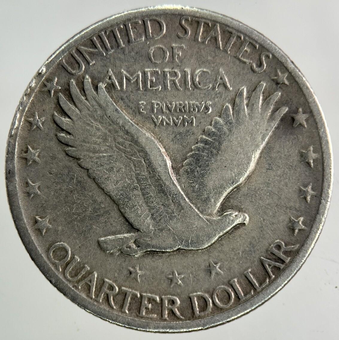 1929 US USA Standing Liberty Quarter Dollar Silver Coin | Very High Grade