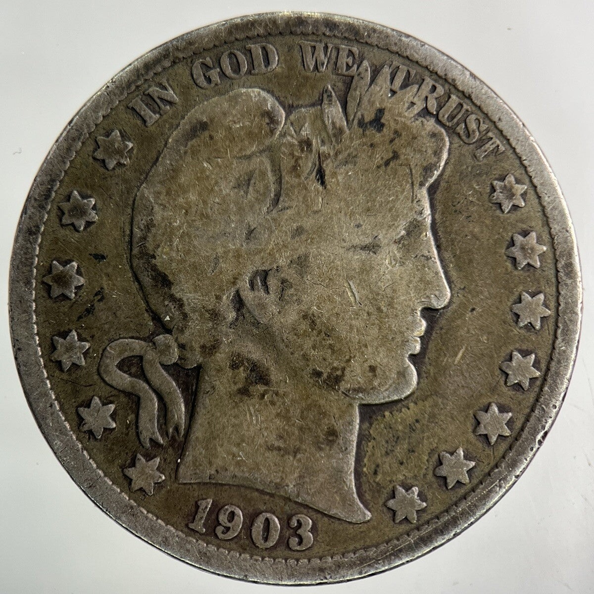 1903 US USA Barber Half Dollar Silver Coin | Collectable Grade