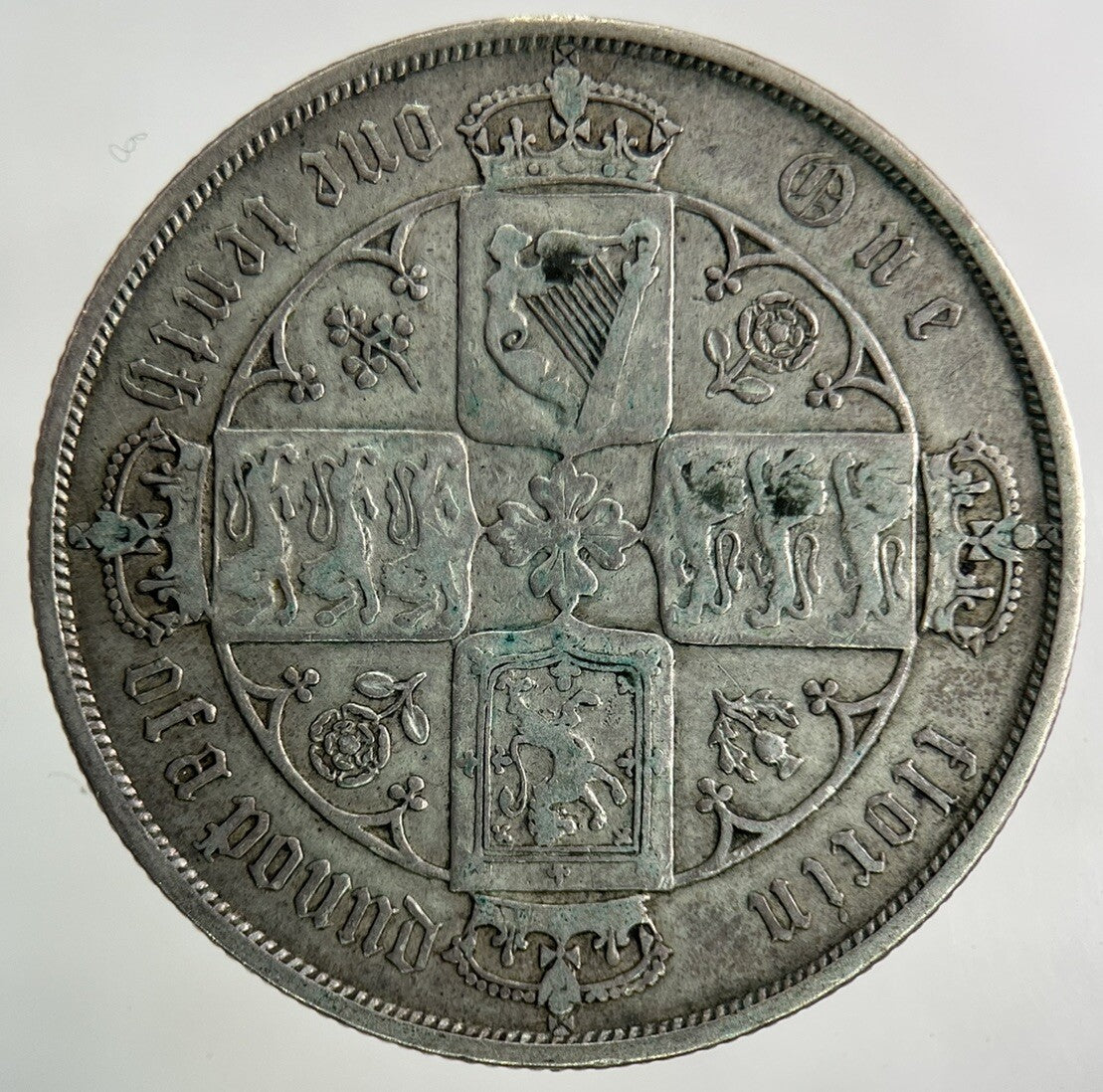 British Victoria Florin Silver Coin | Very High Grade