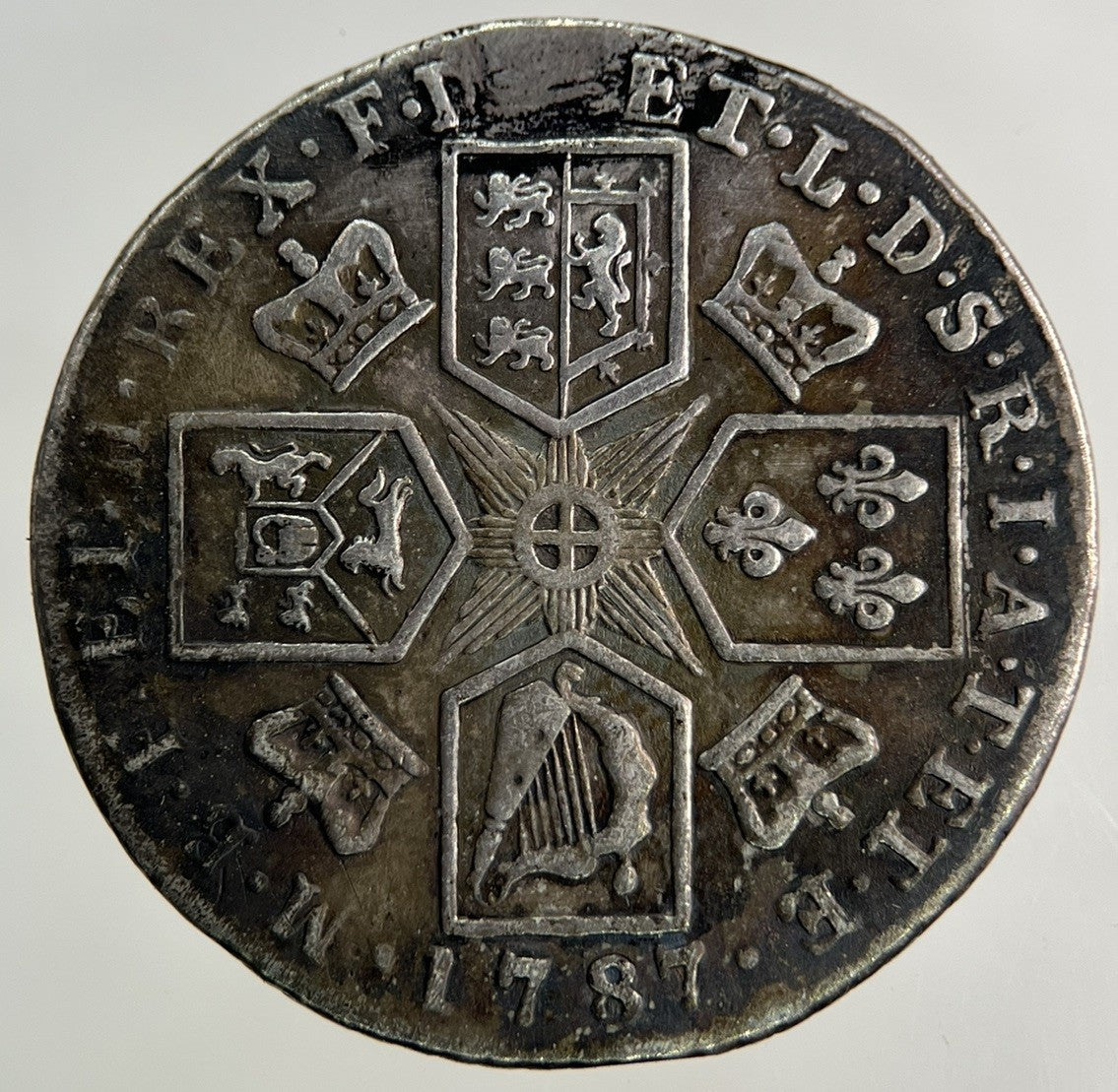 1787 George III 3rd Shilling Silver Coin | Very High Grade