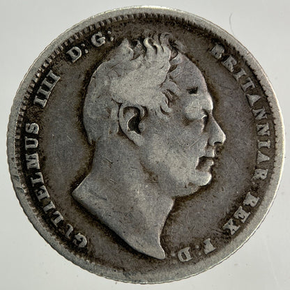 1834 William IV Sixpence Silver Coin | Fine Collectable Grade