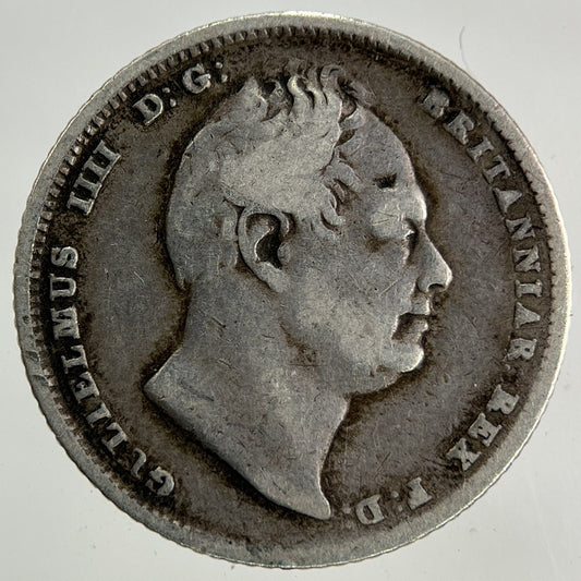 1834 William IV Sixpence Silver Coin | Fine Collectable Grade