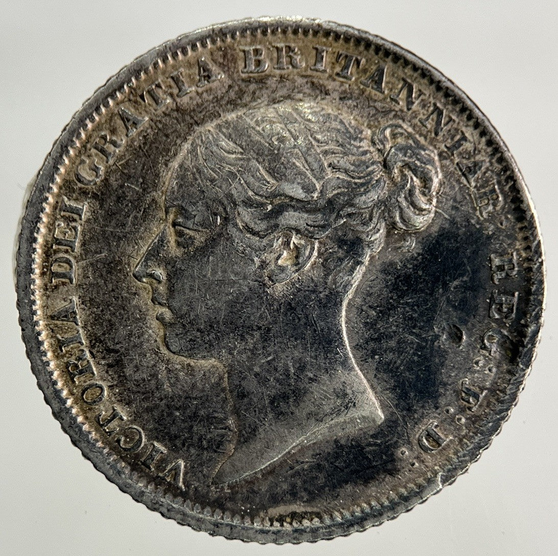 1838 Victoria Sixpence Silver Coin | Very High Grade