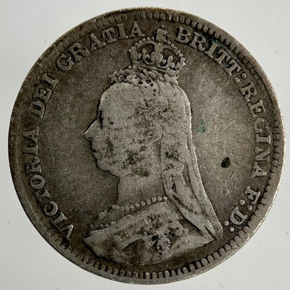 1890 Victoria Threepence Silver Coin | Fine Collectable Grade