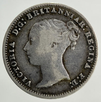 1850 Victoria Threepence Silver Coin | Fine Collectable Grade