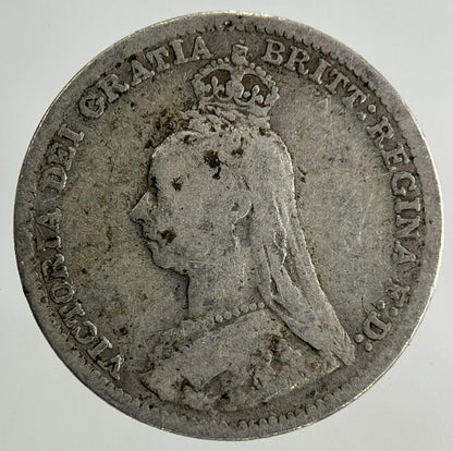 1891 Victoria Threepence Silver Coin | Fine Collectable Grade