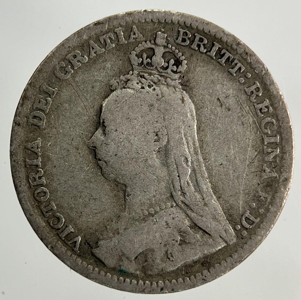 1893 Victoria Threepence Silver Coin | Fine Collectable Grade