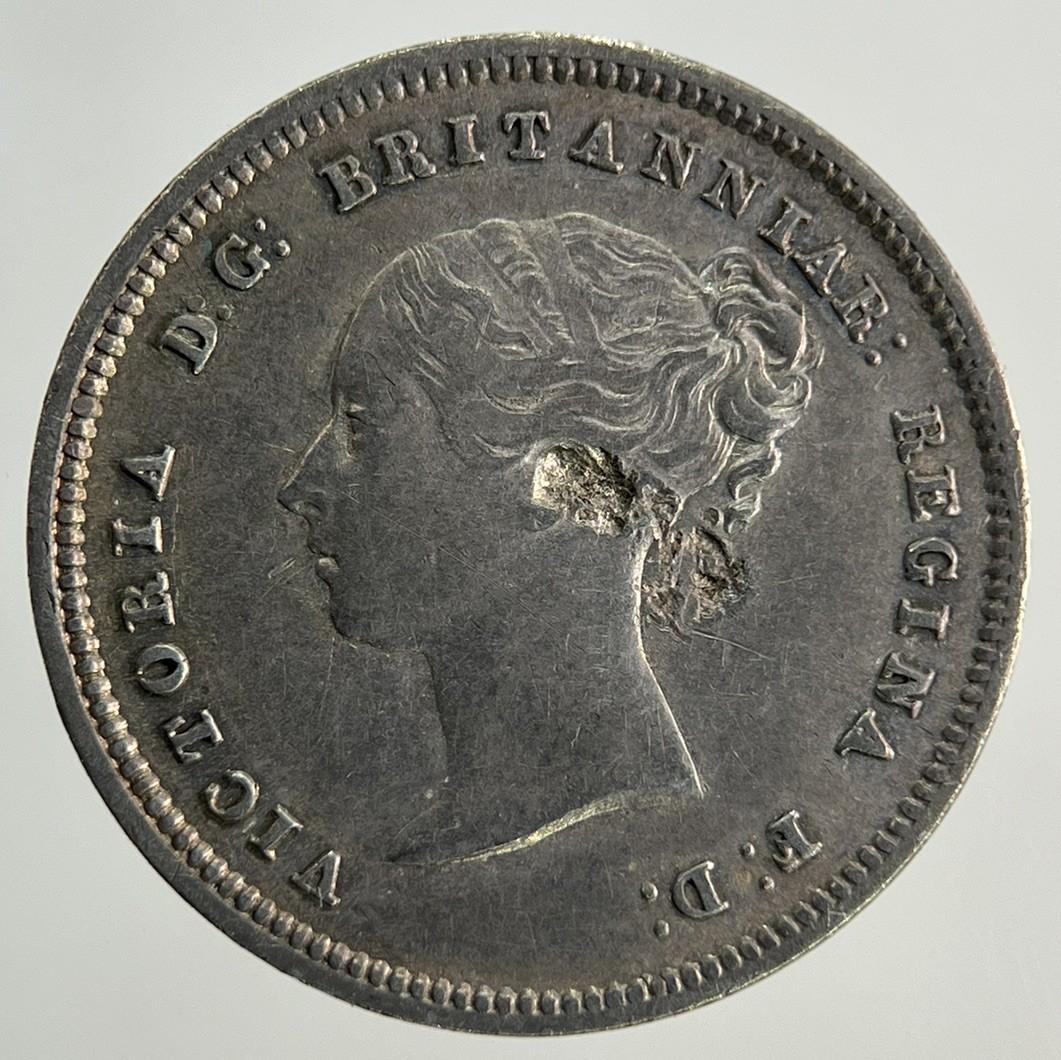 1855 Victoria Maundy Four-Pence Silver Coin | Fine Collectable Grade