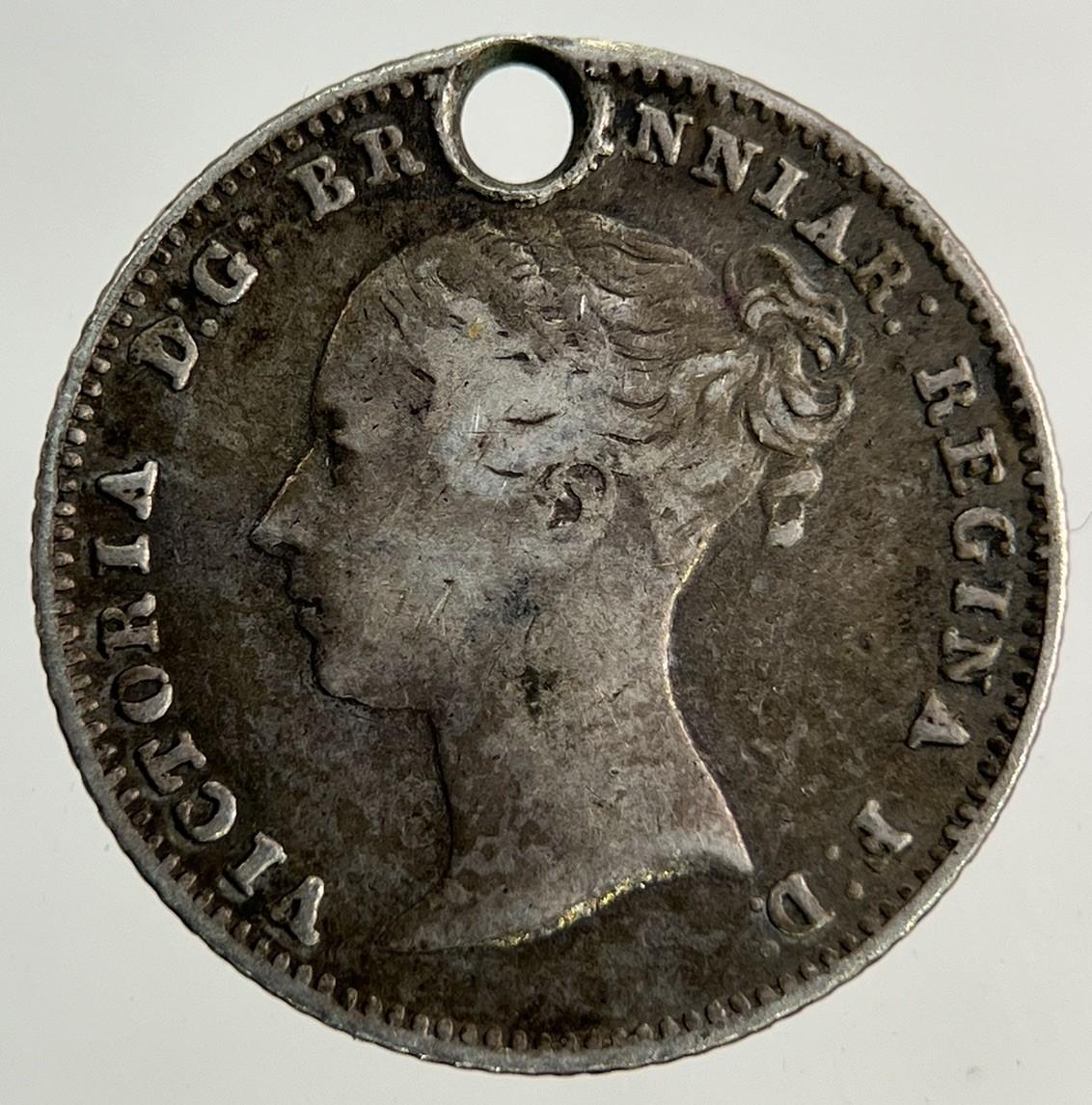 1855 Victoria Groat Four-Pence Silver Coin | Fine Collectable Grade