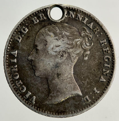 1855 Victoria Groat Four-Pence Silver Coin | Fine Collectable Grade