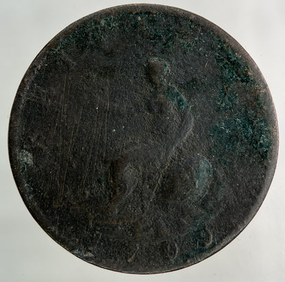 1799 George III 3rd Half-Penny Coin | Fair Grade