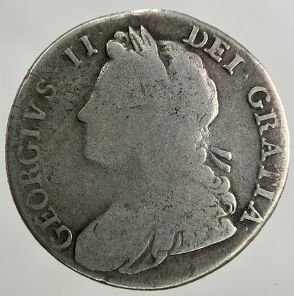 1735 George II 2nd Shilling Silver Coin | Collectable Grade