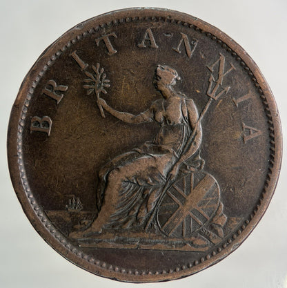 1806 George III 3rd One Penny Coin | Fine Collectable Grade