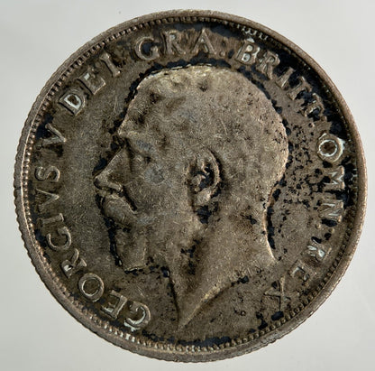 1916 George V Shilling Silver Coin | Fine Collectable Grade
