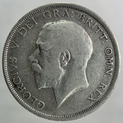 1918 George V Half-Crown Silver Coin | Fine Collectable Grade