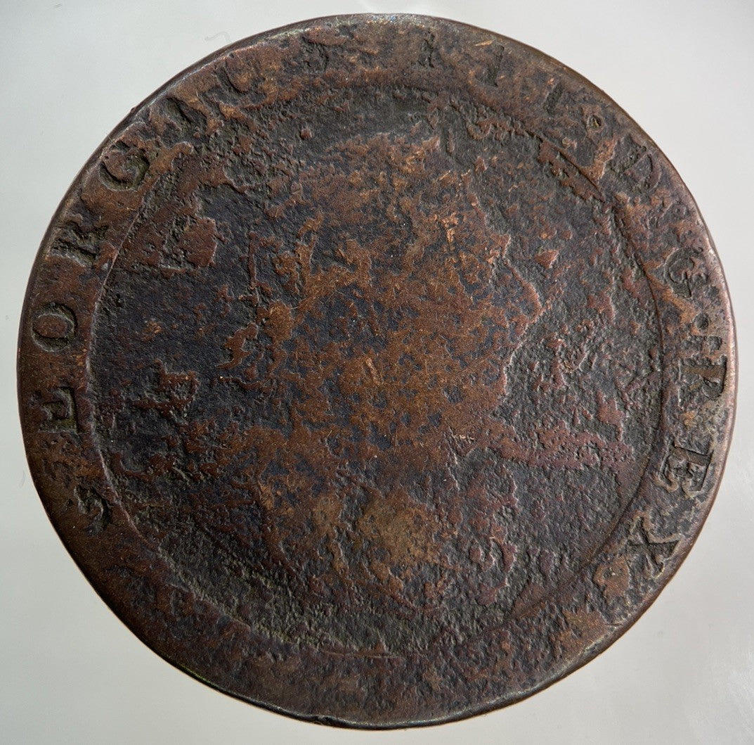 1797 George III 3rd Cartwheel One Penny Coin | Collectable Grade