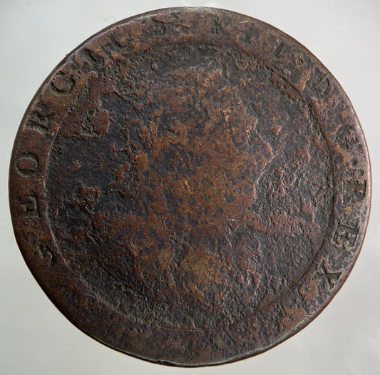 1797 George III 3rd Cartwheel One Penny Coin | Collectable Grade