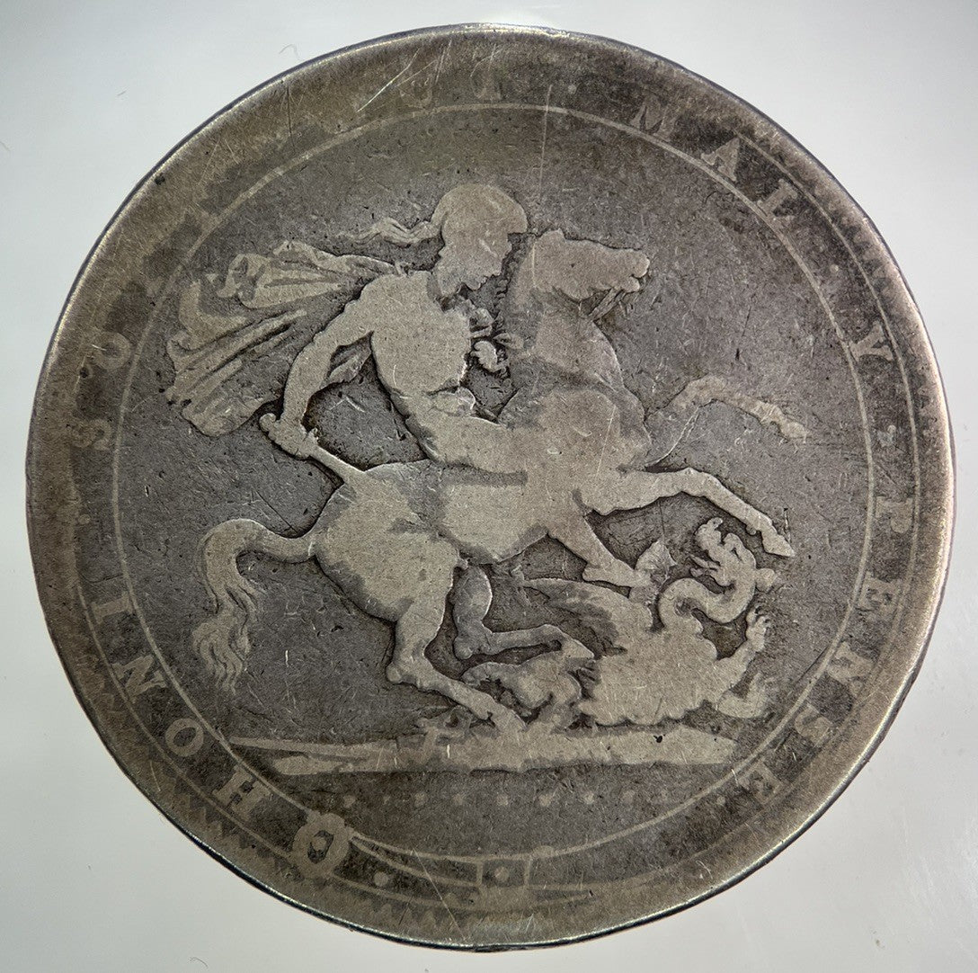 1820 George III 3rd One Crown Silver Coin | Collectable Grade