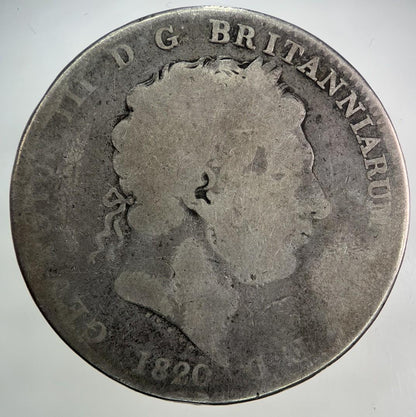 1820 George III 3rd One Crown Silver Coin | Collectable Grade