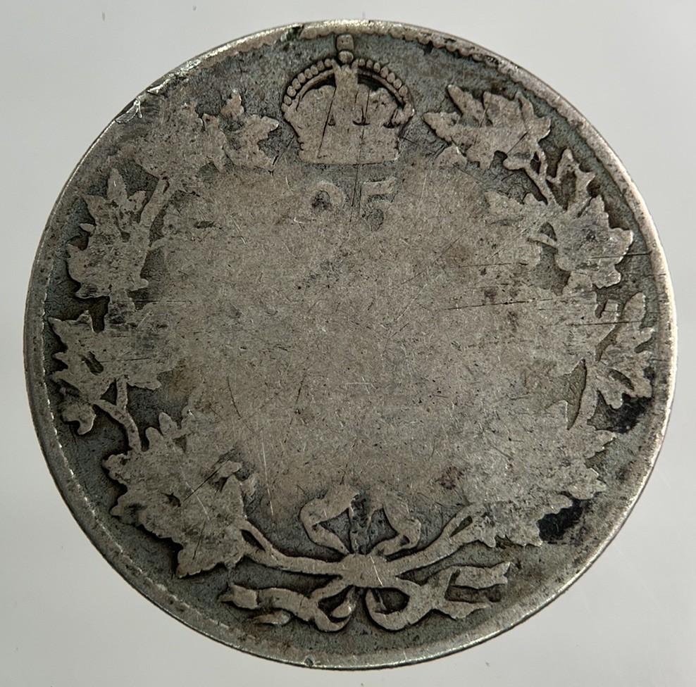 Canada 25 Cents Silver Coin | Fair Grade