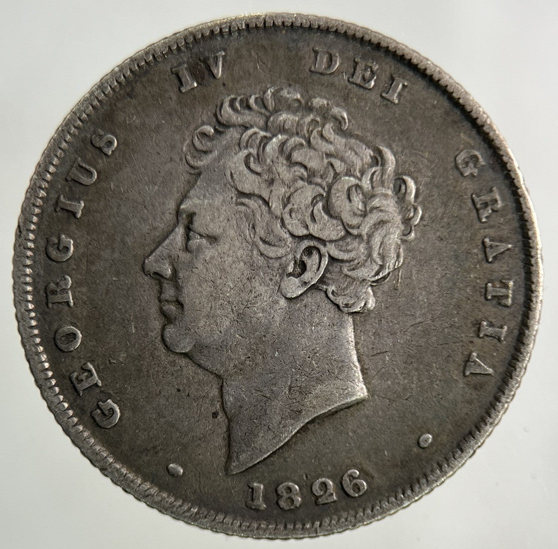 1826 George IV Shilling Silver Coin | Very High Grade