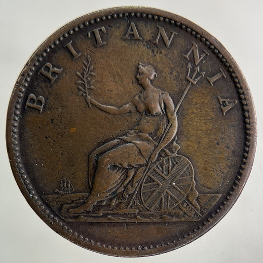 1807 George III 3rd Half-Penny Coin | Very High Grade