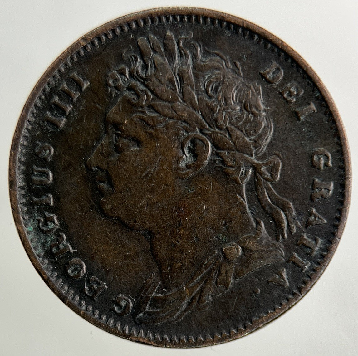 1821 George IV Farthing Coin | Very High Grade