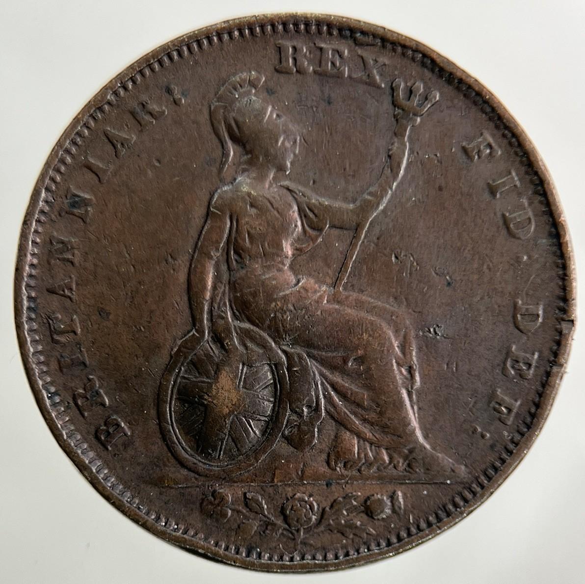 1826 George IV Farthing Coin | Fine Collectable Grade