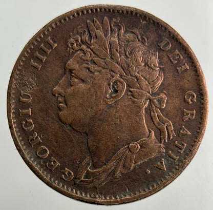 1825 George IV Farthing Coin | Fine Collectable Grade