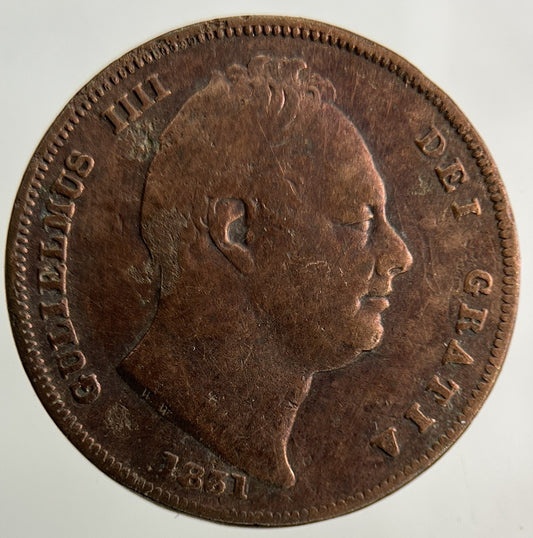 1831 William IV Farthing Coin | Collectable Grade