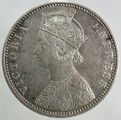 1901 India One Rupee Silver Coin | Very High Grade