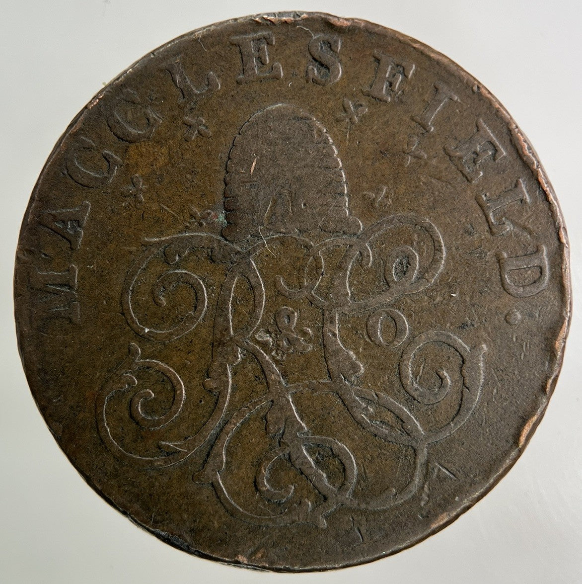 1789 Macclesfield Half-Penny Coin | Fine Collectable Grade