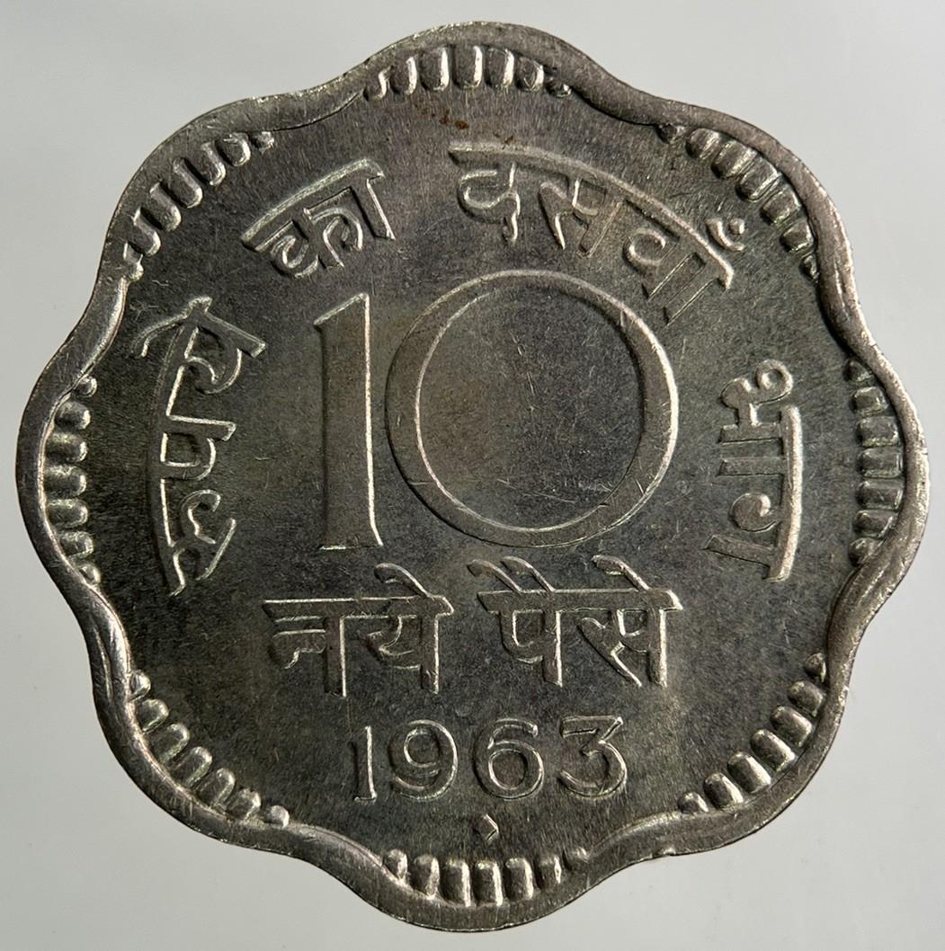 1963 India 10 Paise Coin | Very High Grade