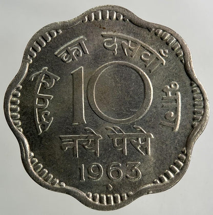 1963 India 10 Paise Coin | Very High Grade