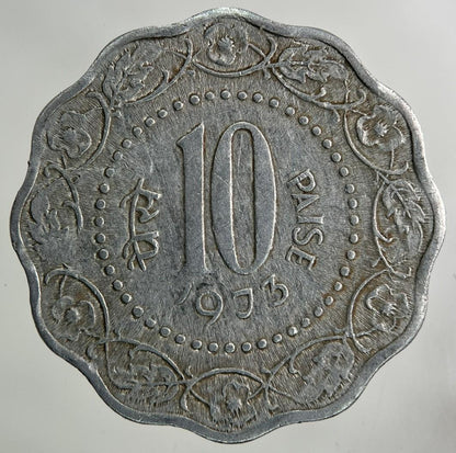 1973 India 10 Paise Coin | Fine Collectable Grade