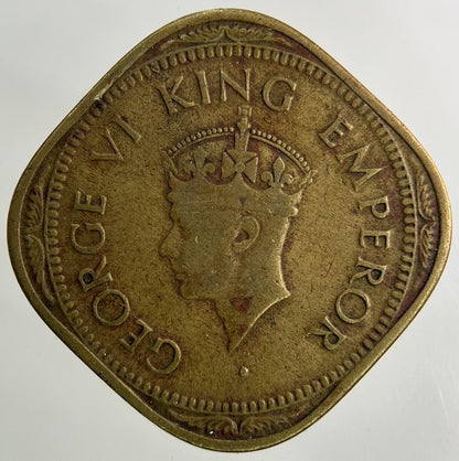 1944 India 2 Annas Coin | Fine Collectable Grade