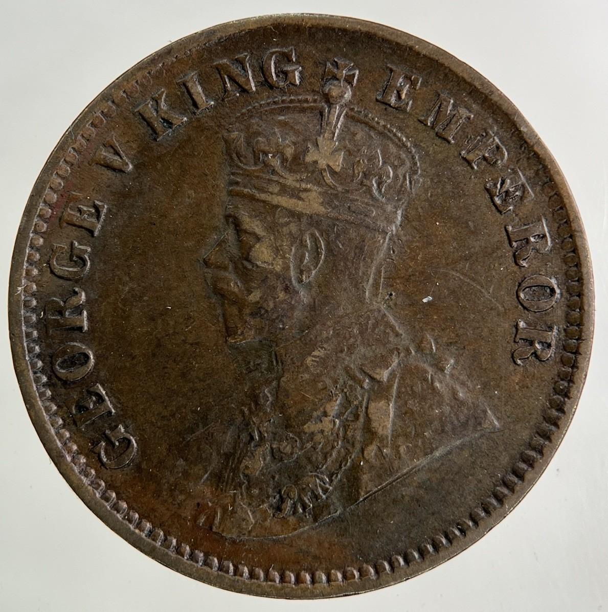 1913 India One Quarter Anna Coin | Very High Grade