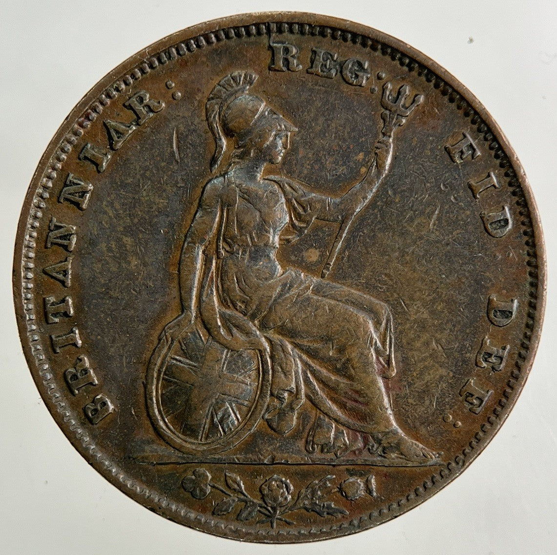 1847 Victoria Farthing Coin | Fine Collectable Grade